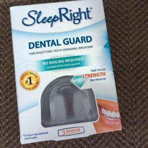 SleepRight Secure Comfort Dental Guard No Boiling for Teeth Grinding. Brand New.